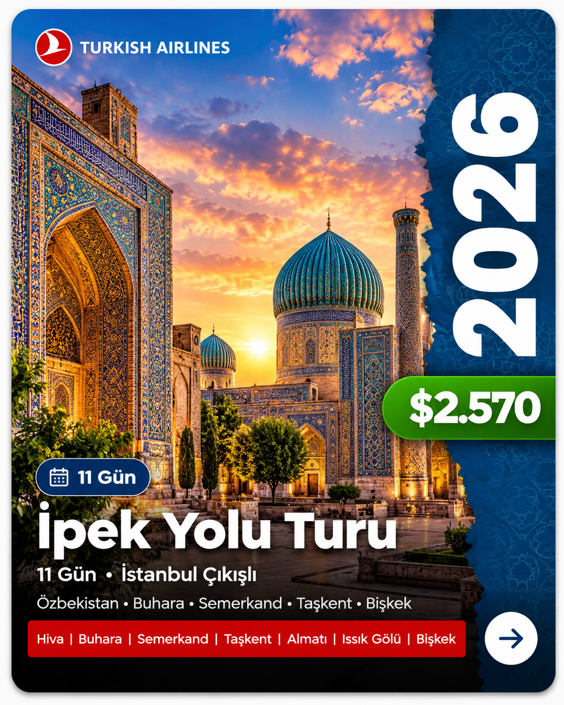 İpek Yolu Turu 2026